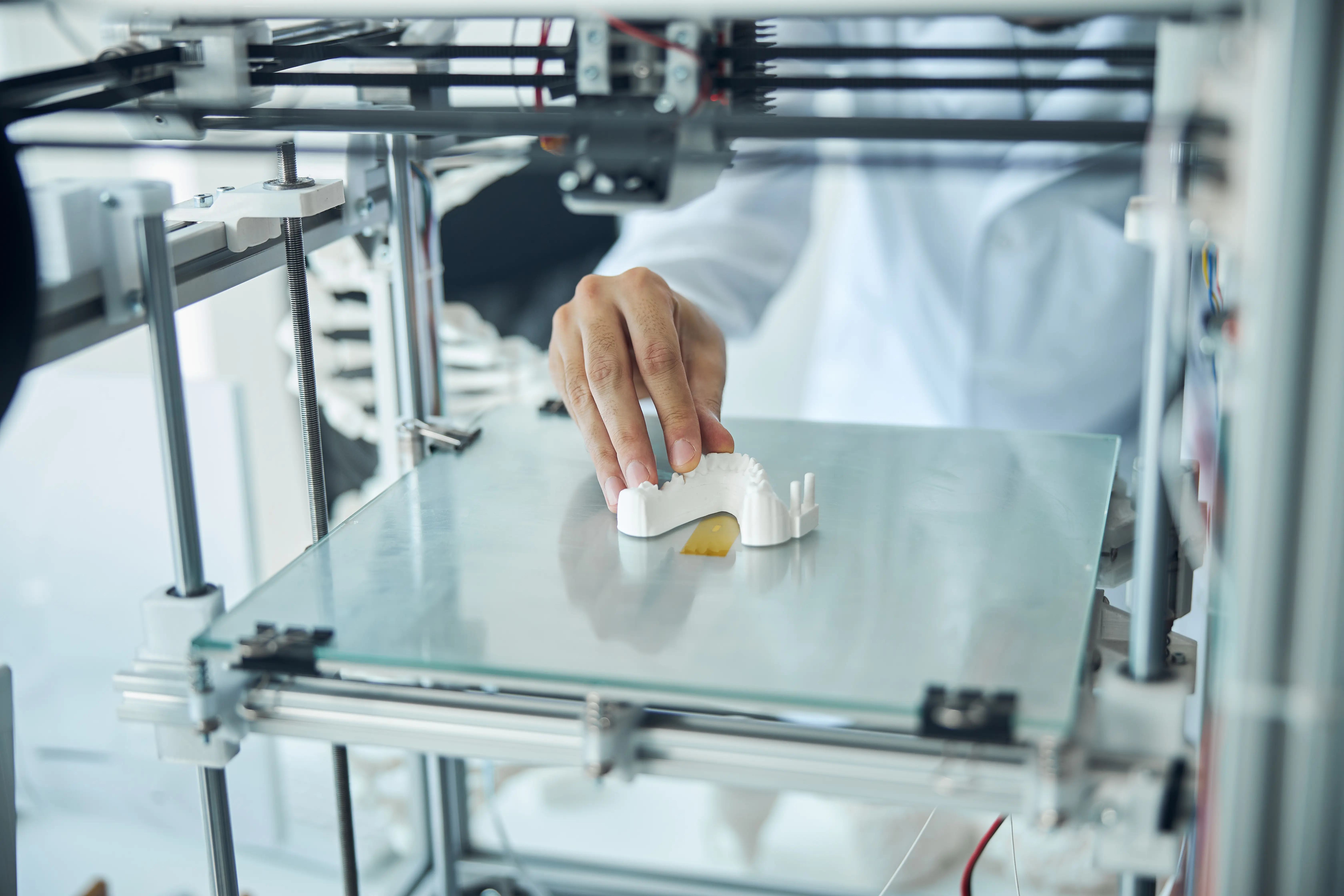 3D Printed machine from dentures plus