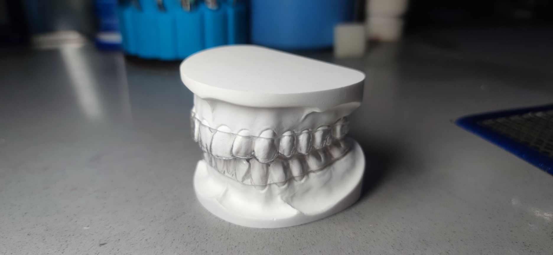 Our sample product of Cameo Clear Aligners